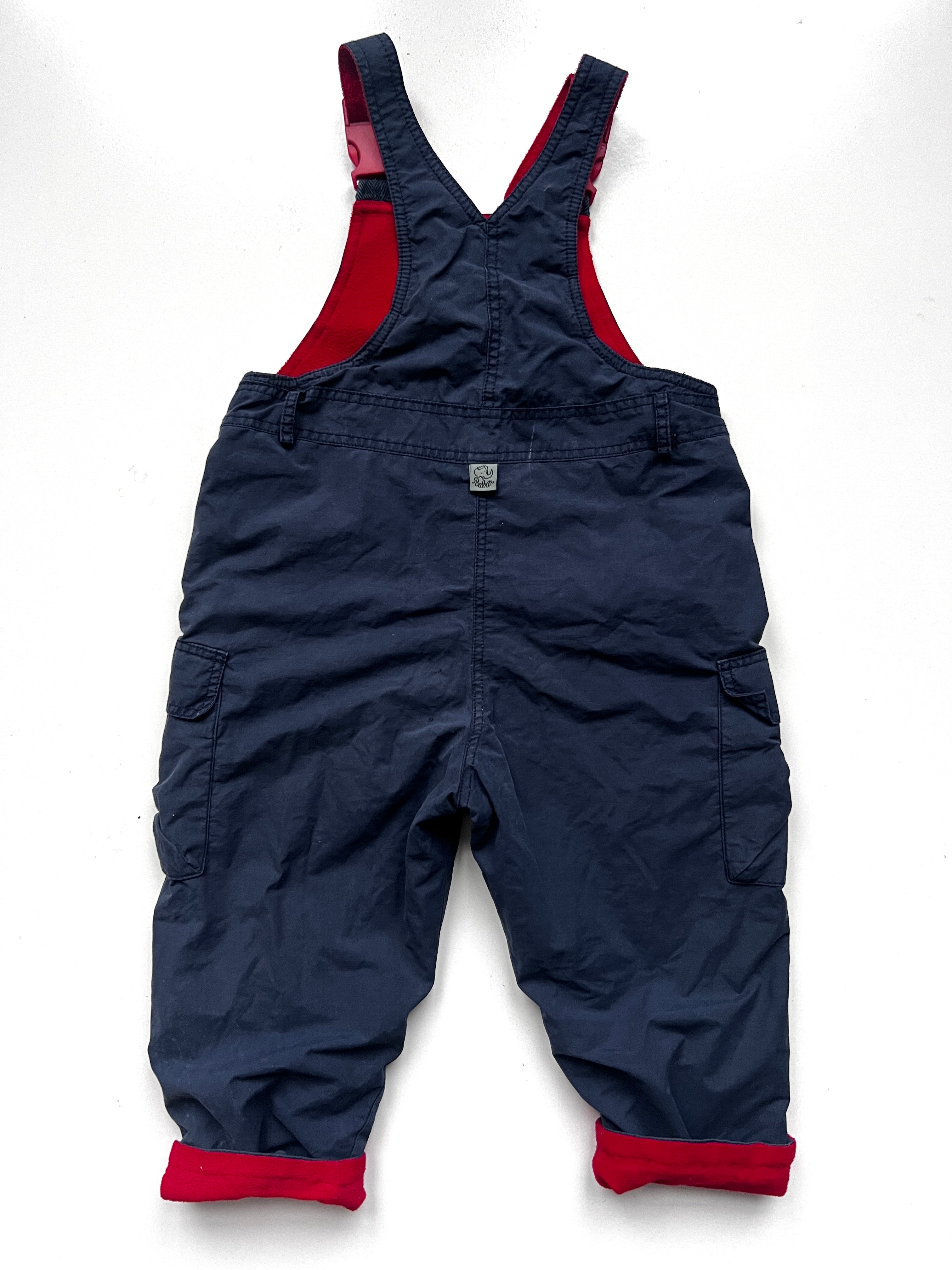 French Vintage Babar Dungarees Age 2-3 Years