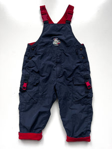 French Vintage Babar Dungarees Age 2-3 Years