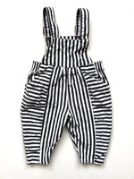 Load image into Gallery viewer, French Vintage Bubble Fit Dungarees Age 12-18 Months
