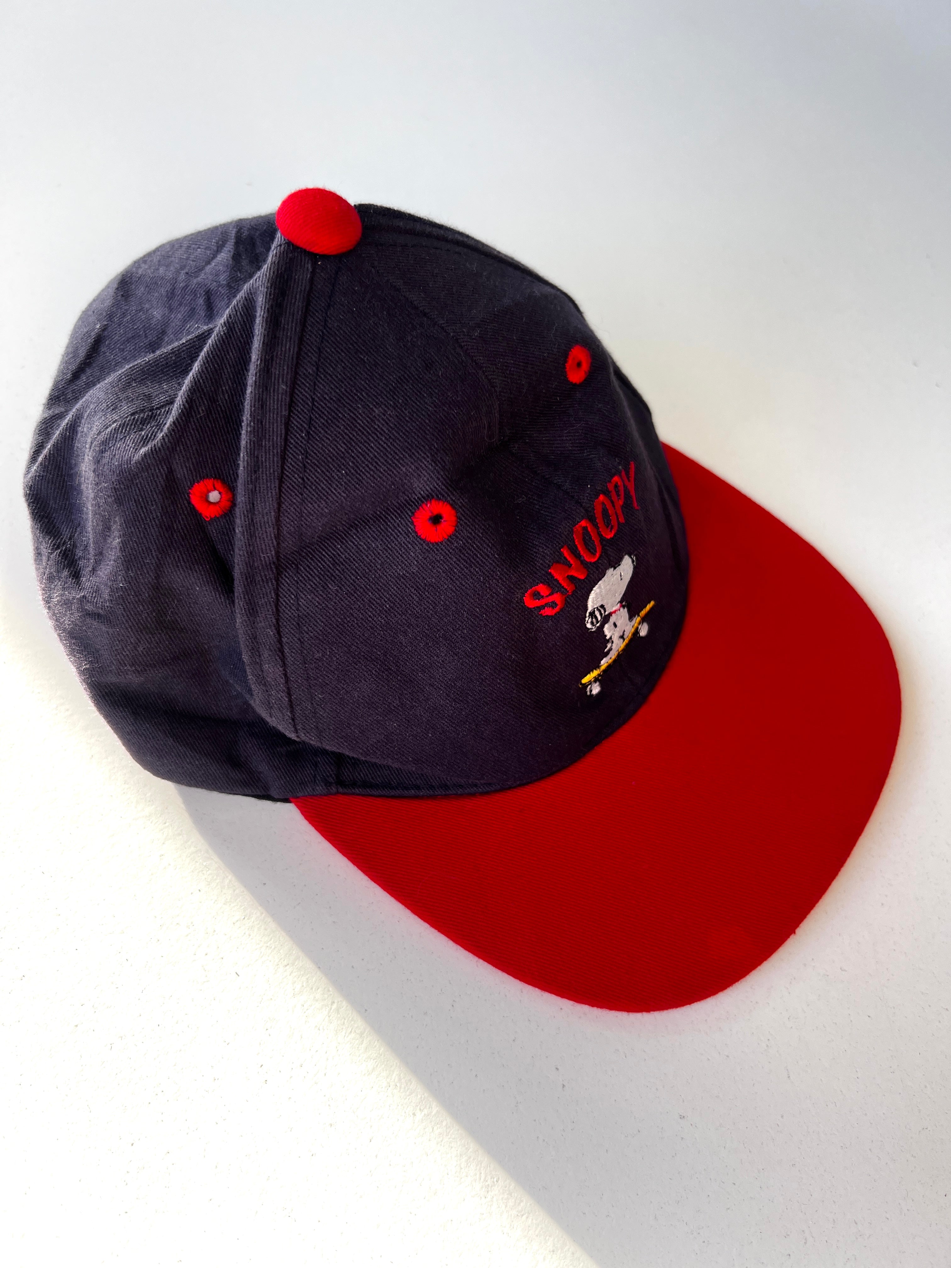 Vintage Skating Snoopy Flat Peak Cap Age 3-5 Years