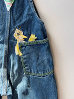 Load image into Gallery viewer, Vintage Osh Kosh Seasame Street Dungarees Age 18-24 Months
