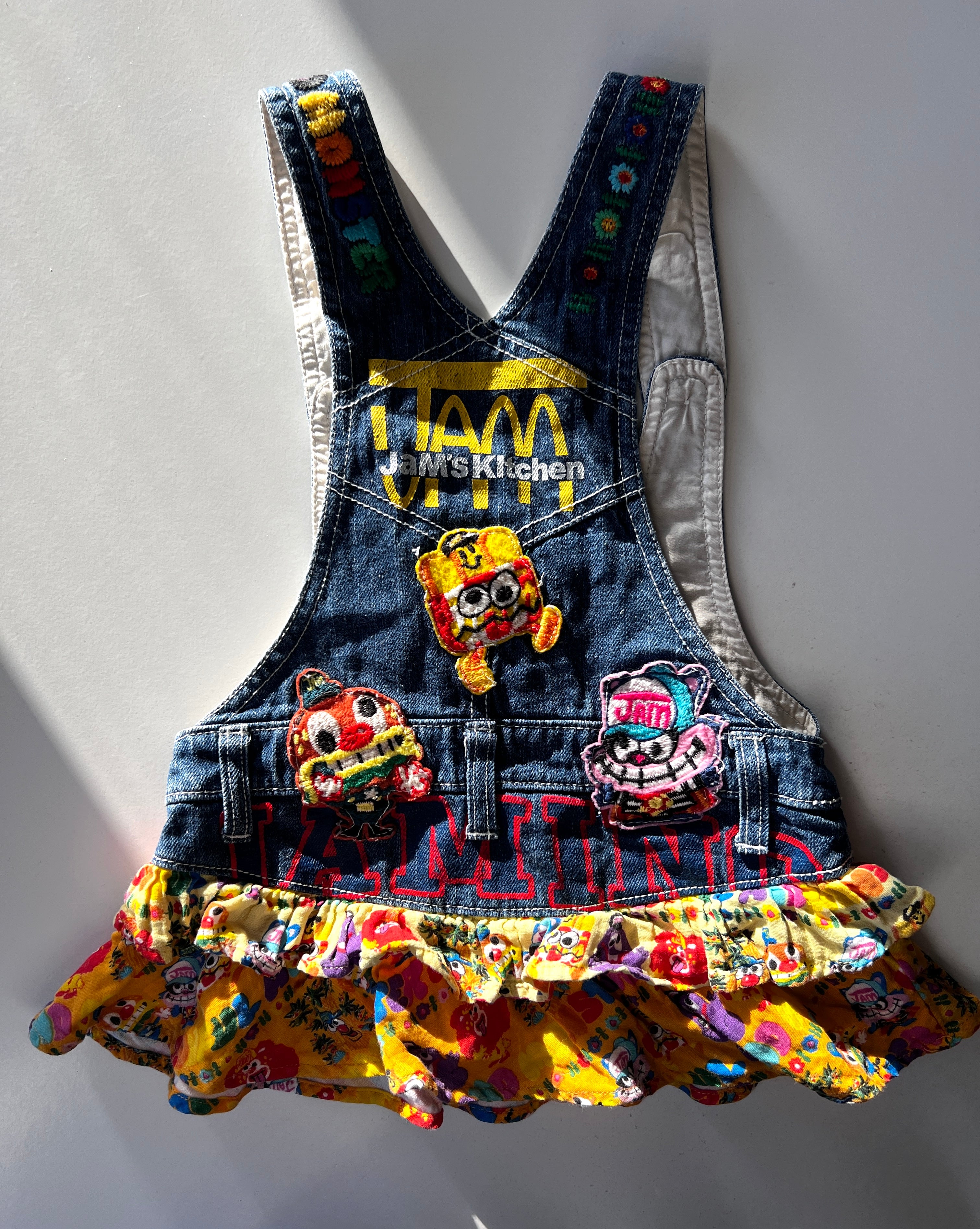 Vintage Joyful And Monsters Dress Age 18 Months