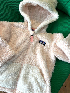 Patagonia Furry Friends Pink Fleece Hoody Age 2 Years