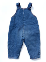 Load image into Gallery viewer, Vintage Mother Goose Denim Dungarees Age 18 Months
