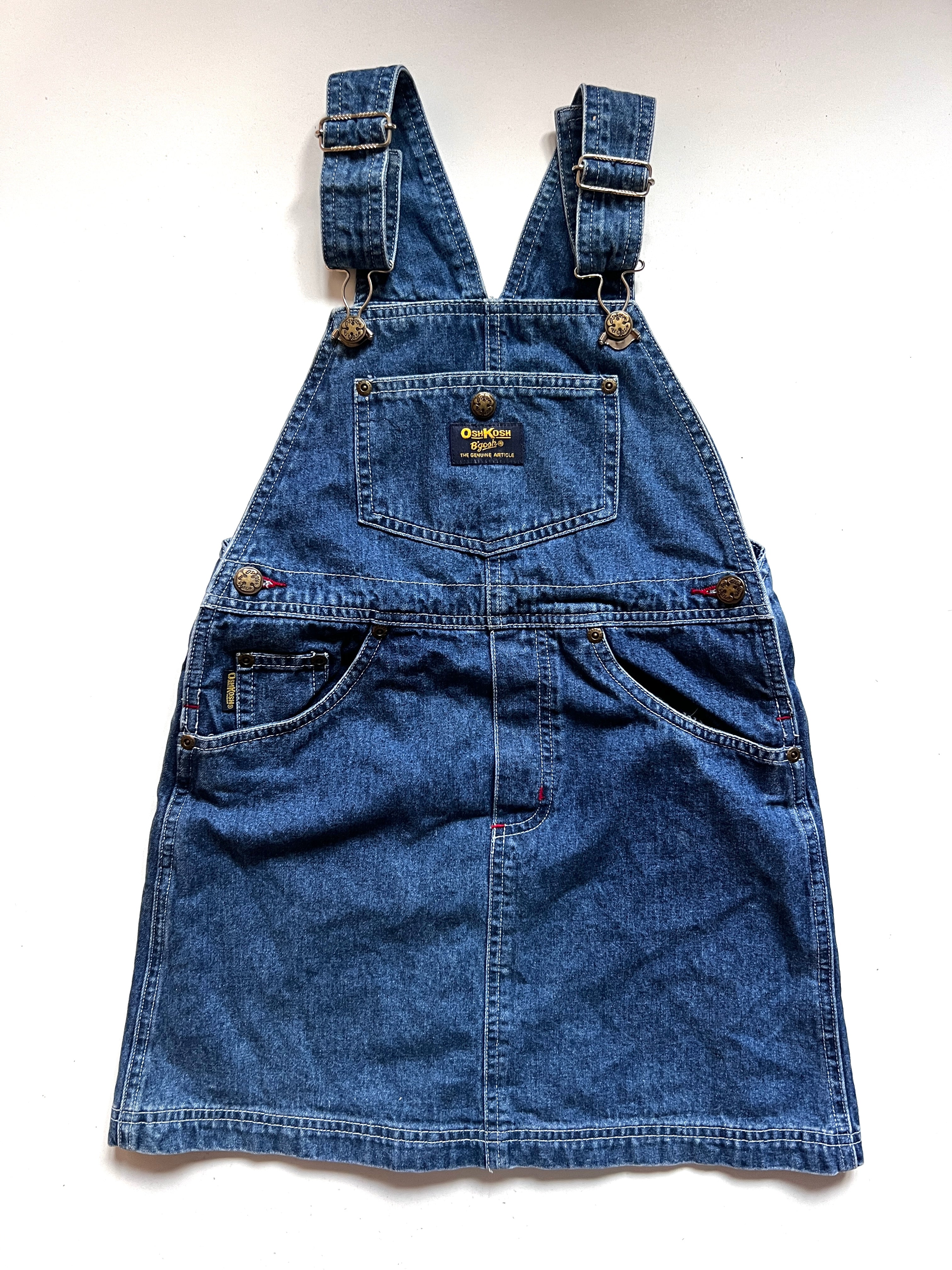 Vintage Osh Kosh Denim Dress Age 5 Years