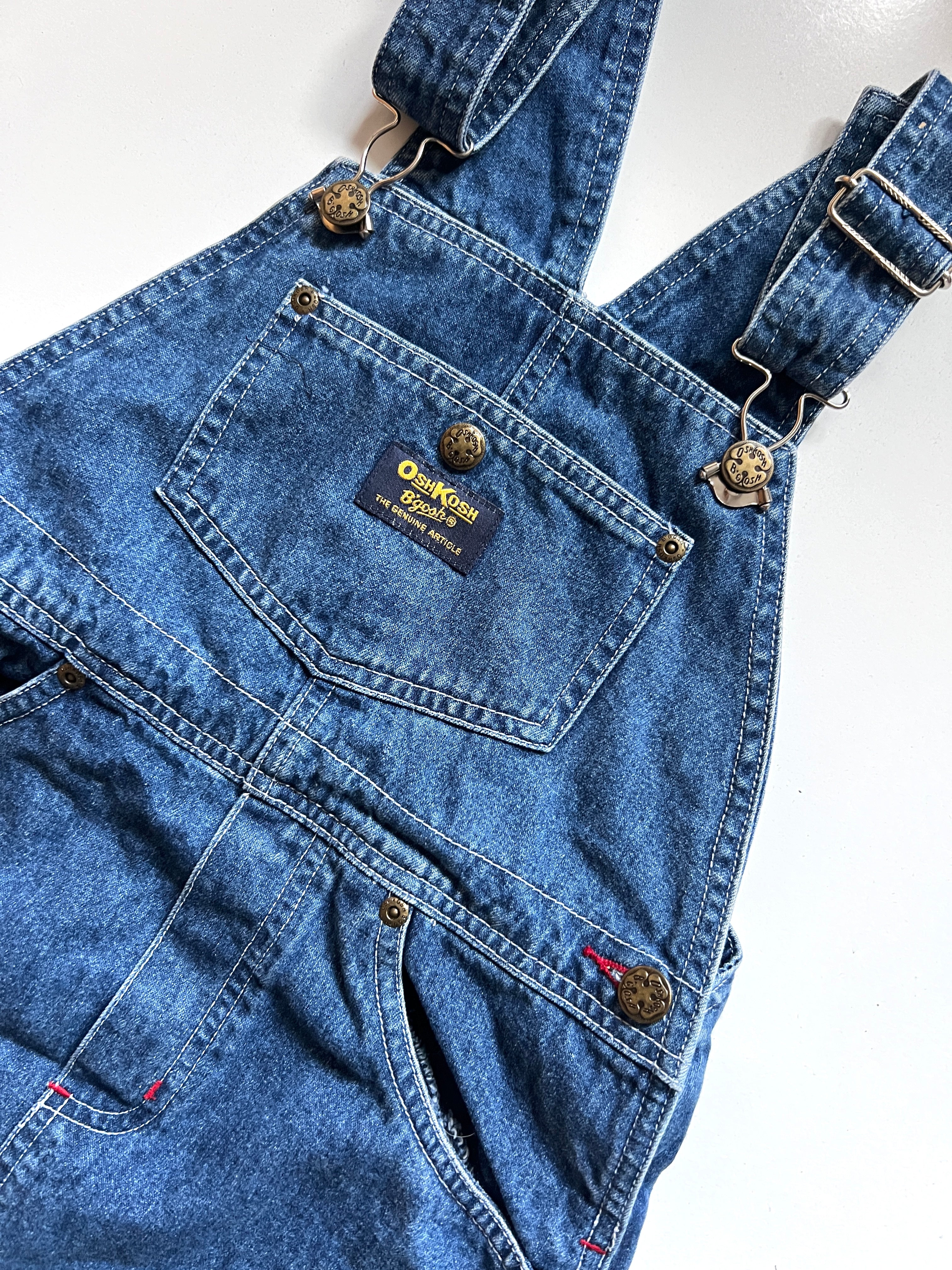 Vintage Osh Kosh Denim Dress Age 5 Years