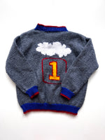 Load image into Gallery viewer, Hand Knitted Thomas The Tank Jumper Age 5-6 Years
