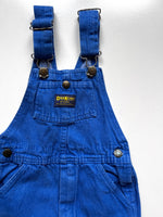 Load image into Gallery viewer, Vintage Osh Kosh Cobalt Blue Dungarees Age 5-6 Years
