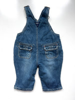 Load image into Gallery viewer, Vintage Osh Kosh Bubble Fit Denim Dungarees Age 3-6 Months
