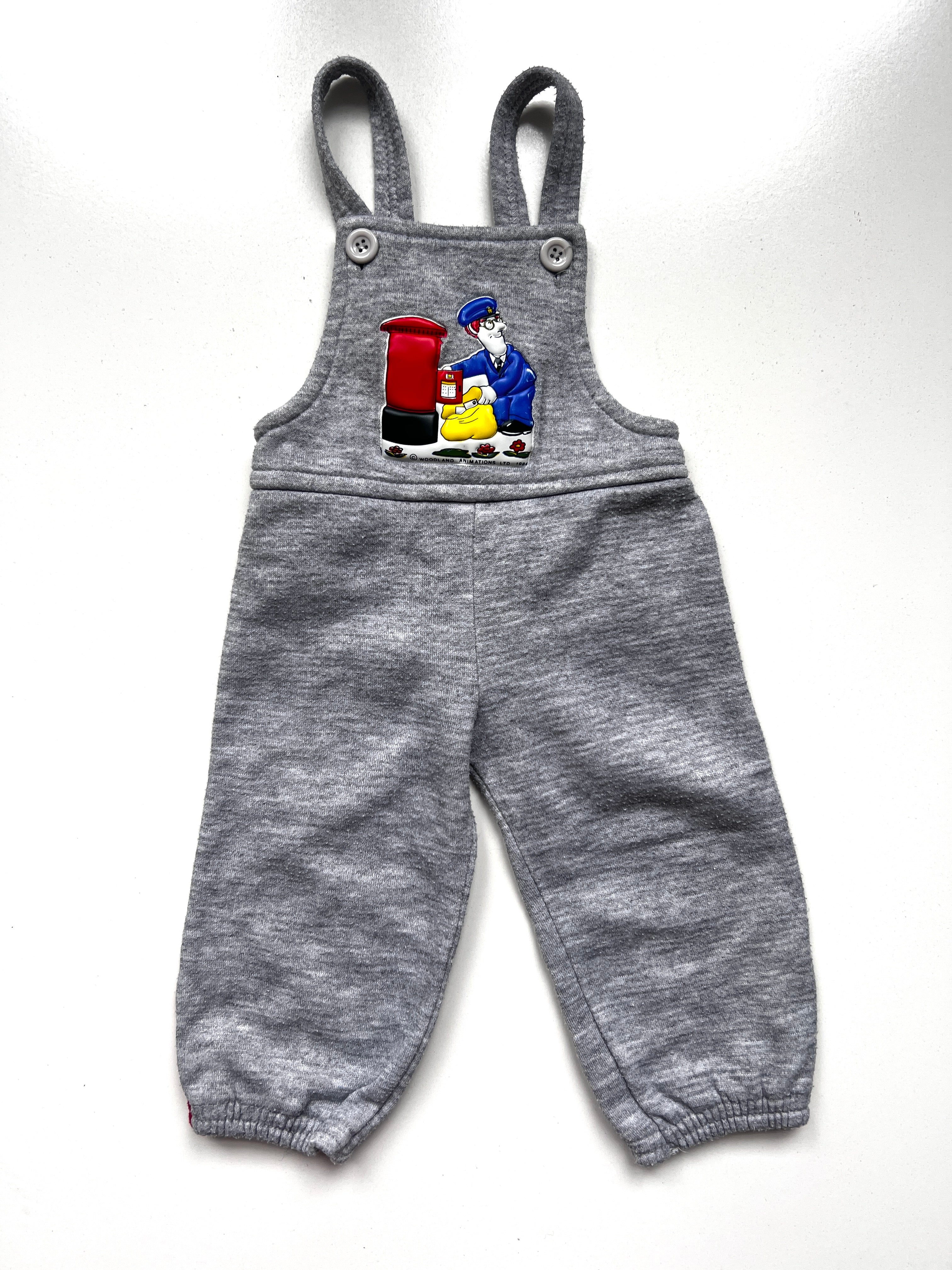 Vintage 1984 Postman Pat Dungarees Age 12 Months