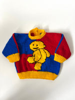 Load image into Gallery viewer, Vintage Hand Knitted Jelly Babies Jumper Age 12 Months

