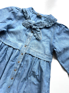 Vintage Denim Sailor Dress Age 3-4 Years