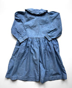 Load image into Gallery viewer, Vintage Denim Sailor Dress Age 3-4 Years
