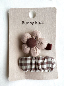 Bunny Kids Handmade Flower Clips